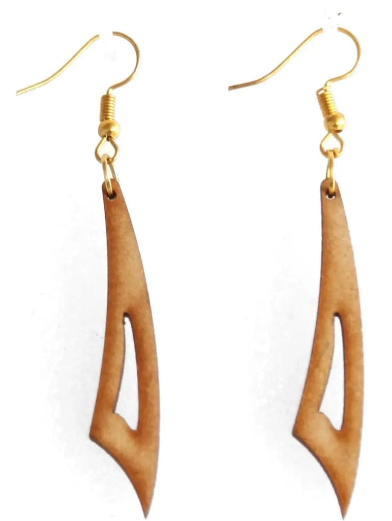 Handcrafted Wooden Earrings Set - 3 Pairs of Fun and Unique Designs