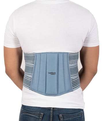 Leeford Lumbo Sacral Belt, Extra Padded Pain Relief, Breathable Elastic - XL Size