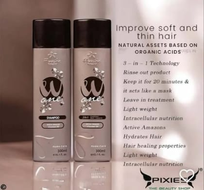 FLORACTIVE W ONE HOME CARE SHAMPOO + 3-in-1 CONDITIONER