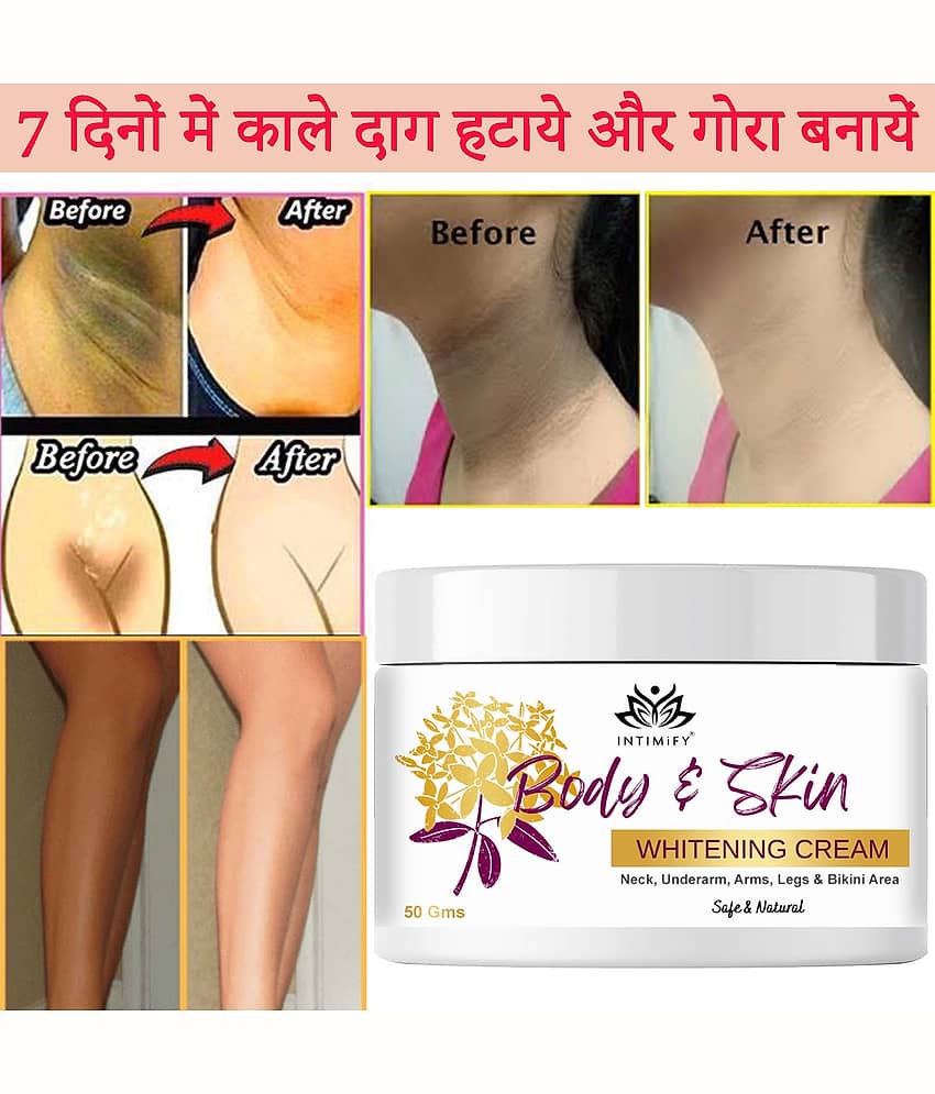 Intimify Face Whitening Cream, Skin Brightening Cream, neck whitening cream, goree Cream, 50 gms