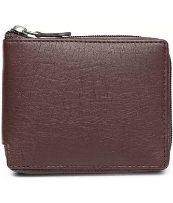 Classic World PU Printed Men's RFID Wallet With 5 Slots For Card ( Maroon , Pack of 1 )