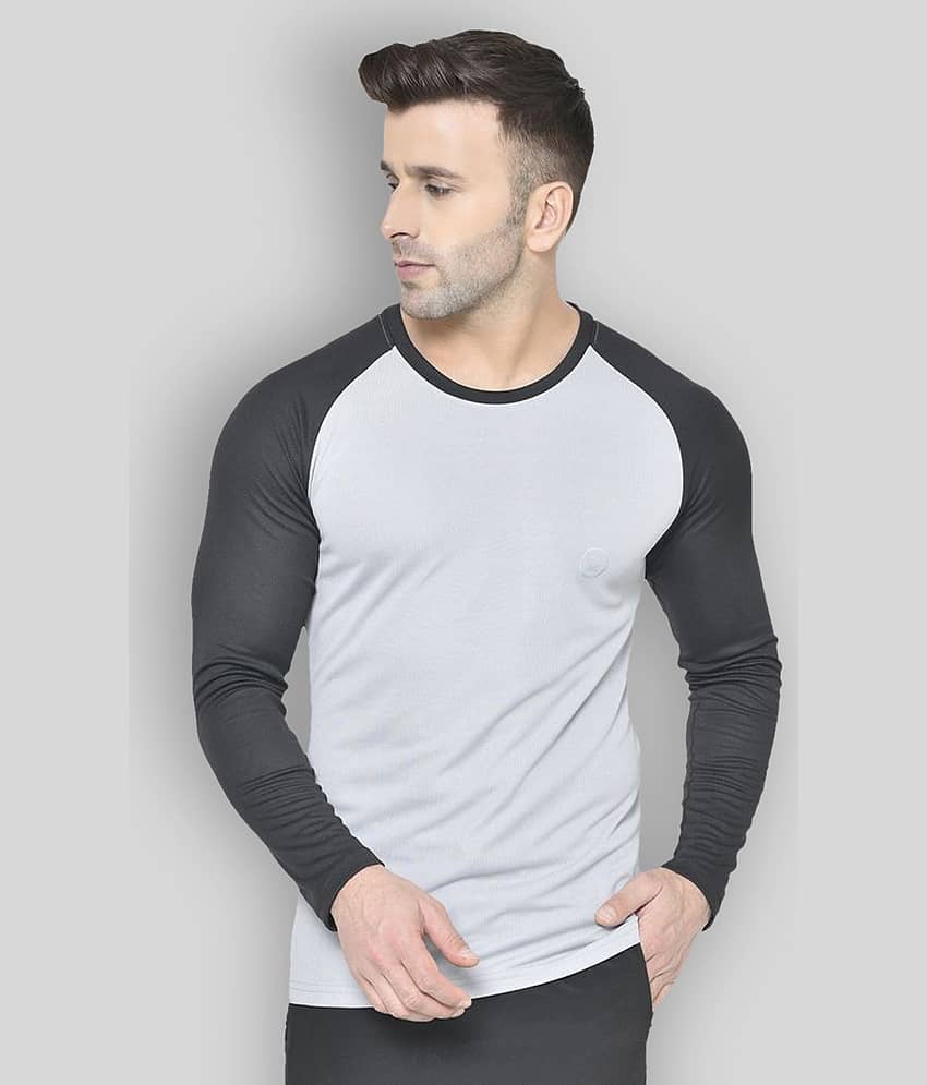 Chkokko - Polyester Regular Fit Silver Men's Sports T-Shirt ( Pack of 1 )