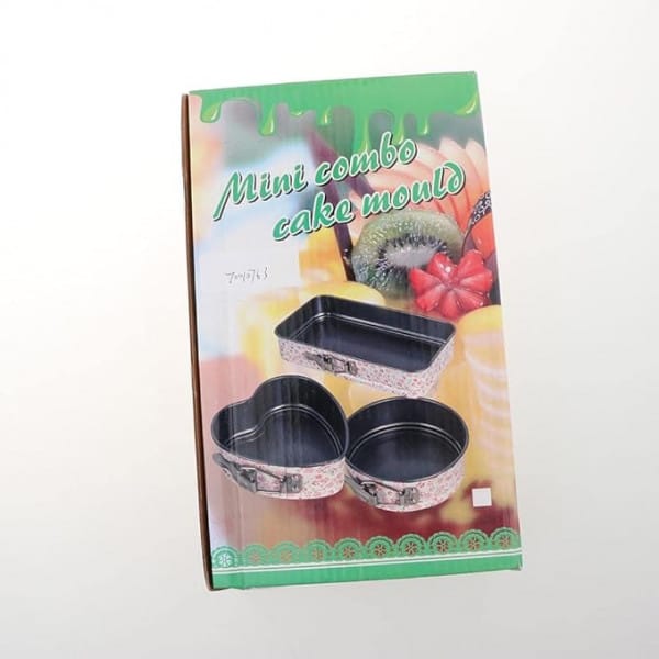 Wholesale Item - MINI CAKE MOULD SET OF 3 - MOQ 10 Pieces