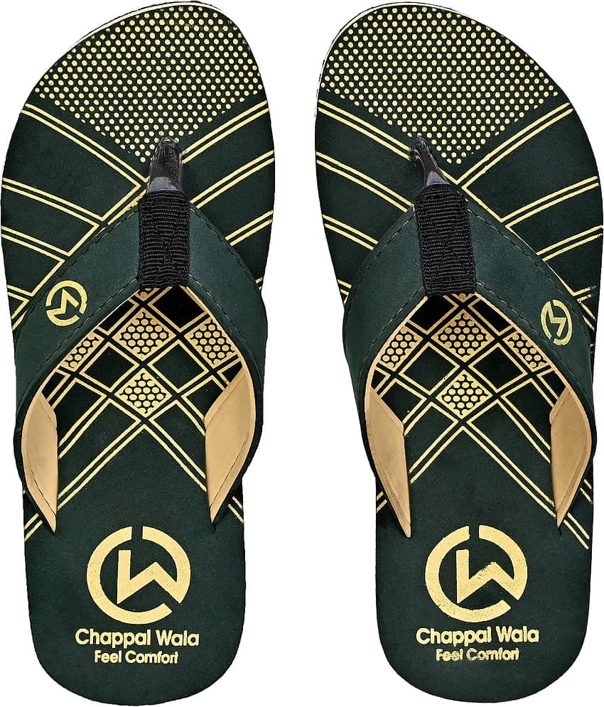 Chappal Wala Sea Green Men's Thong Flip Flop