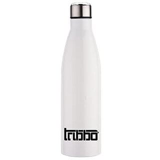 TRIBBO Stainless Steel Water Bottle 1 litre Water Bottles For Fridge School,Gym,Home,office,Boys   Girls Kids Leak Proof(WhiteSTEEL CAP SET OF 1 1000 ML Model-Cola)