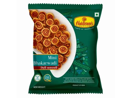 Haldiram's Mini Bhakarwadi Namkeen - 200 gm