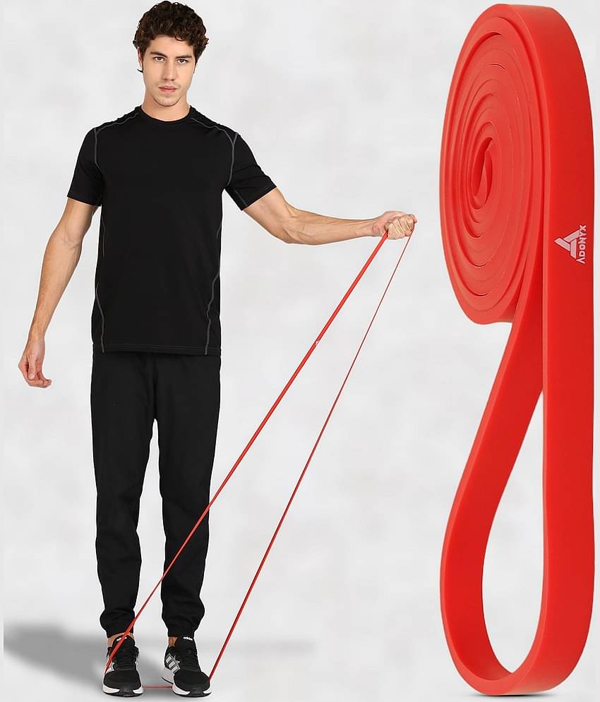 ADONYX Latex Compact Resistance Band Red - Medium Resistance
