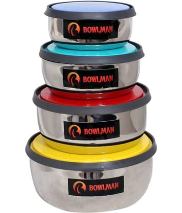 BOWLMAN Steel Food Container Set of 4 3550 mL