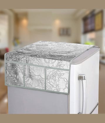 E-Retailer Single Polyester Gray Fridge Top Cover, Fridge Cover