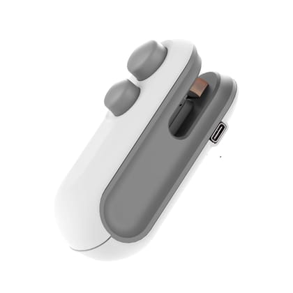 2-in-1 Rechargeable Bag Sealer and Cutter | Portable Heat Sealer for Plastic Bags  (Random Color will be supplied)