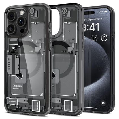 Spigen Ultra Hybrid MagFit Back Cover Case for iPhone 15 Pro, MagSafe Compatible, Air Cushion Technology - Polycarbonate + TPU | Zero One Spigen Ultra Hybrid MagFit Back Cover Case for iPhone 15 Pro, MagSafe Compatible, Air Cushion Technology - Polycarbo Spigen Ultra Hybrid MagFit Back Cover Case for iPhone 15 Pro, MagSafe Compatible, Air Cushion Technology - Polycarbonate + TPU | Zero One Spigen Ultra Hybrid MagFit Back Cover Case for iPhone 15 Pro, MagSafe Compatible, Air Cushion Technology - Polycarbo
