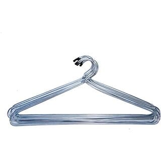 Stainless Ultra & Durable Cloth Hanger Color Steel Dress Pack of 12 Steel Pack of 12 Hangers (Silver)
