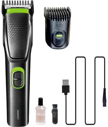geemy Rechargeable Black Cordless Beard Trimmer With 45 minutes Runtime