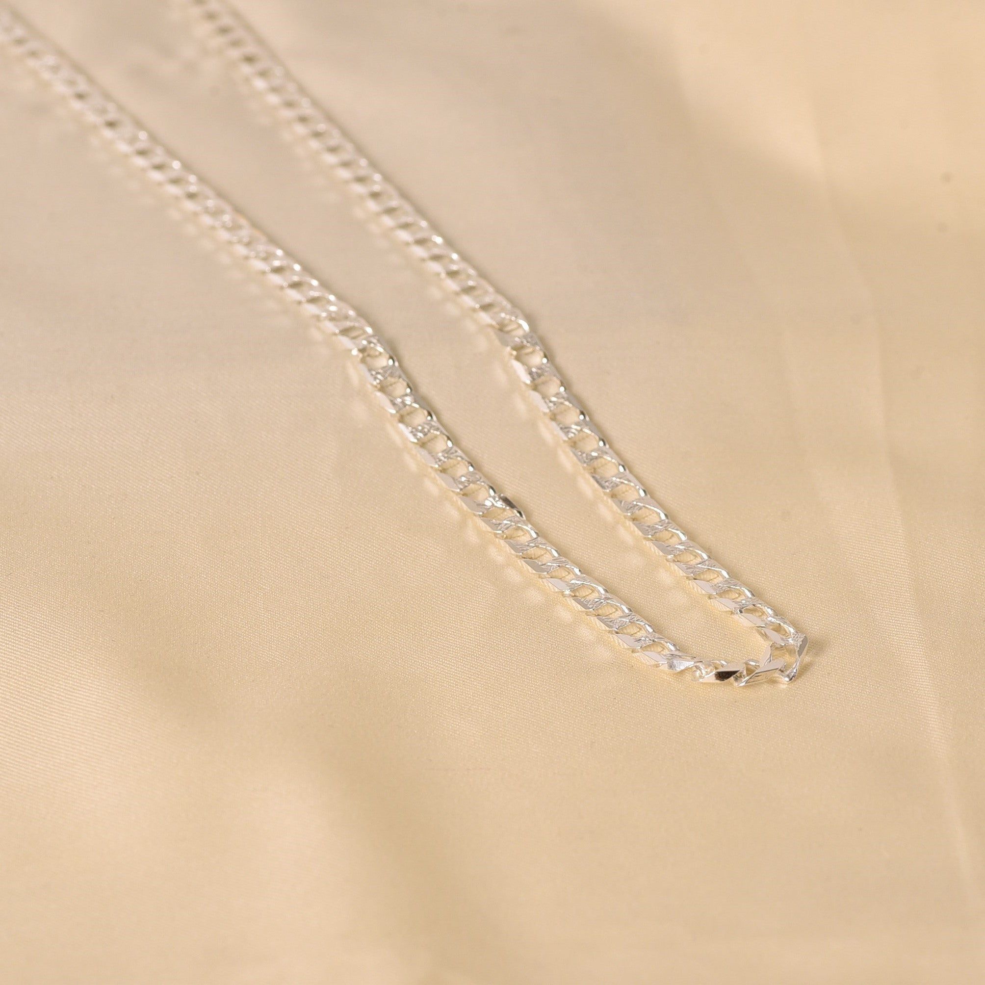 Hrithik Silver Chain