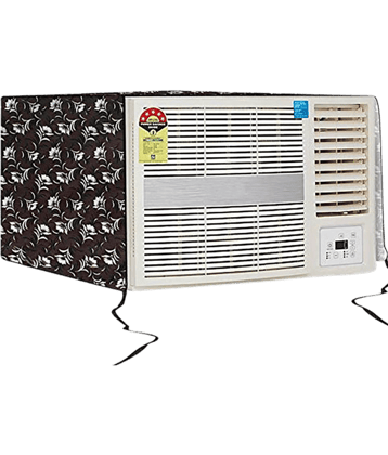 KALRA MAGIC Single PVC Black AC Cover for 1.5 Ton Window AC
