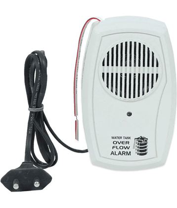 Leavess-Water Tank Overflow Alarm Sound High Quality Wired Sensor Security System (PACK OF 01)(Color/White)
