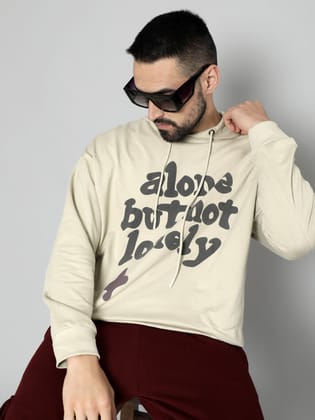 Lonely Biscuit Loose fit Full Sleeve Sweatshirt-S / Biscuit