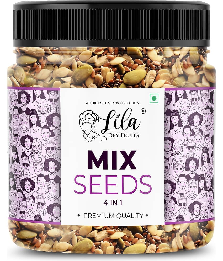 LILA DRY FRUITS 4 in 1 Superseed Mix 250g Chia, Pumpkin, Sunflower & Flax Seeds