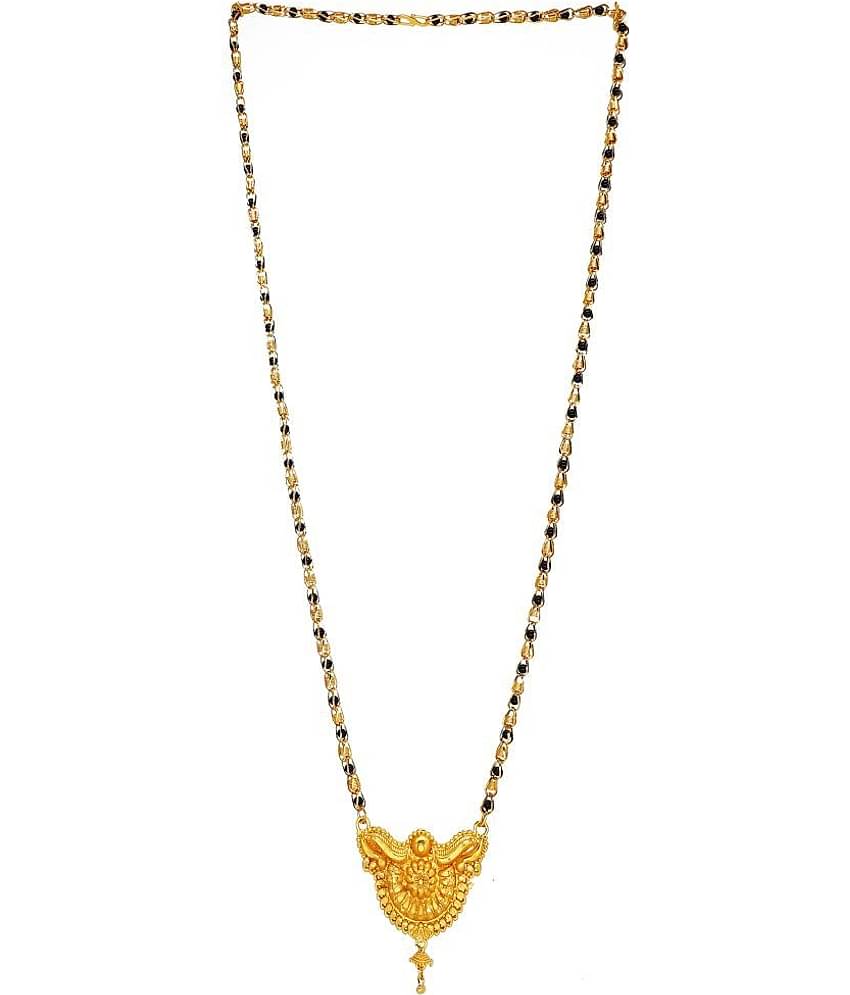 JIPPA - Golden Mangalsutra ( Pack of 1 )