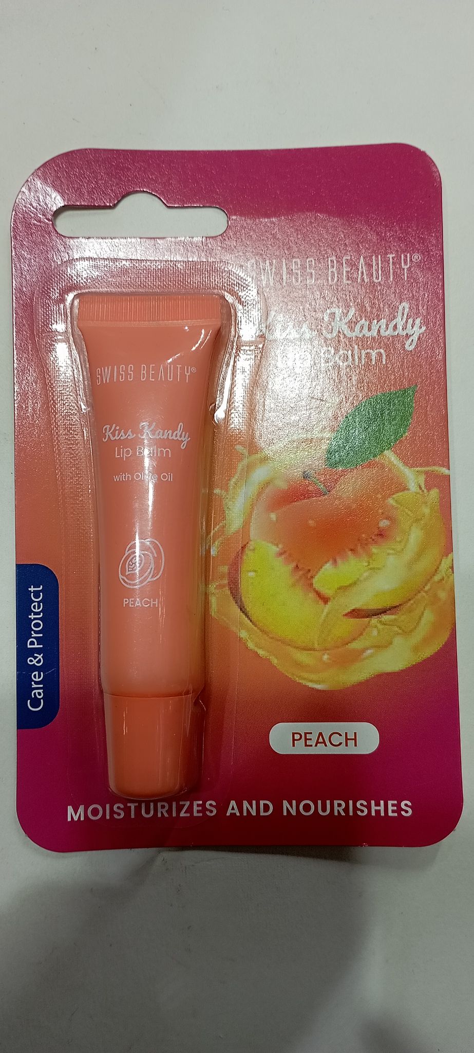 Swiss beauty kiss Kandy lip balm peach 10 ml