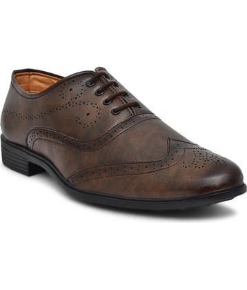 HiDa - Black Men's Brogue Formal Shoes