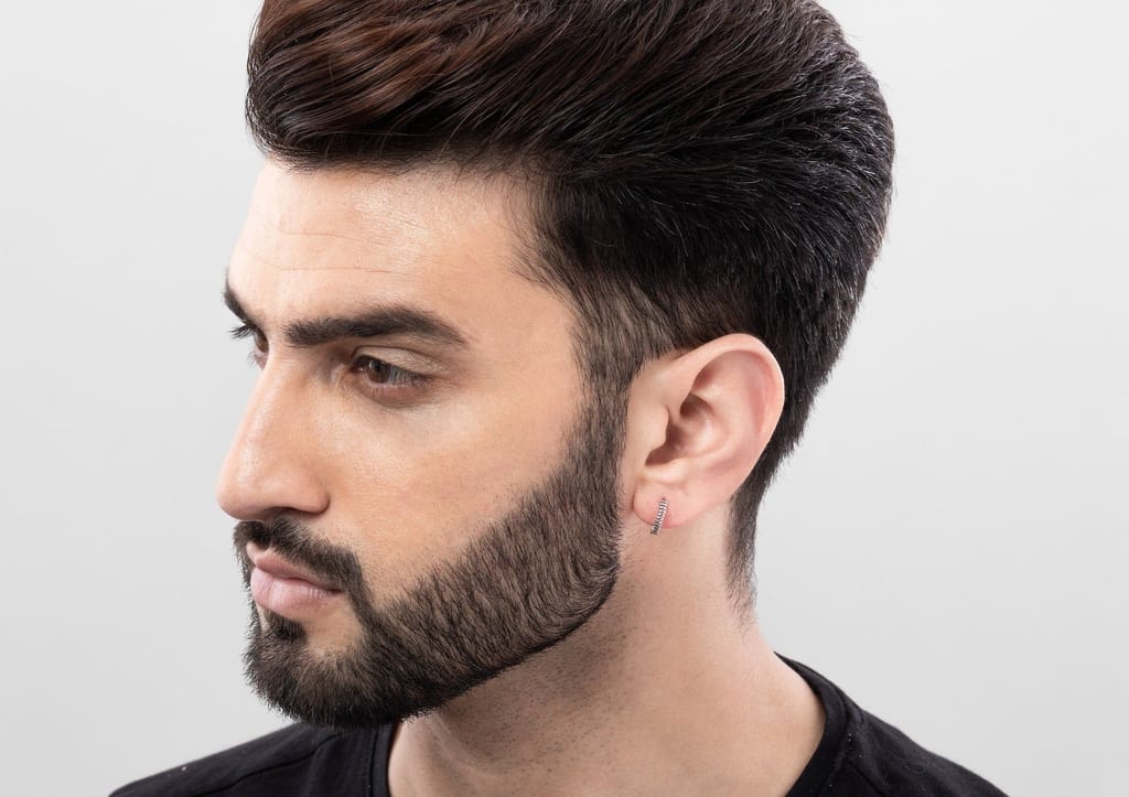 Cutting Edge Men's Hoop Earring (1 Pc Only)