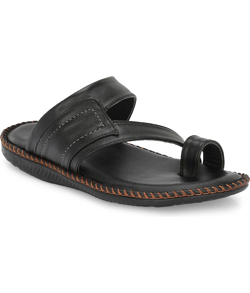Leeport - Brown Men's Leather Slipper