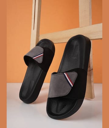 PERY PAO Grey Men's Slide Flip Flop