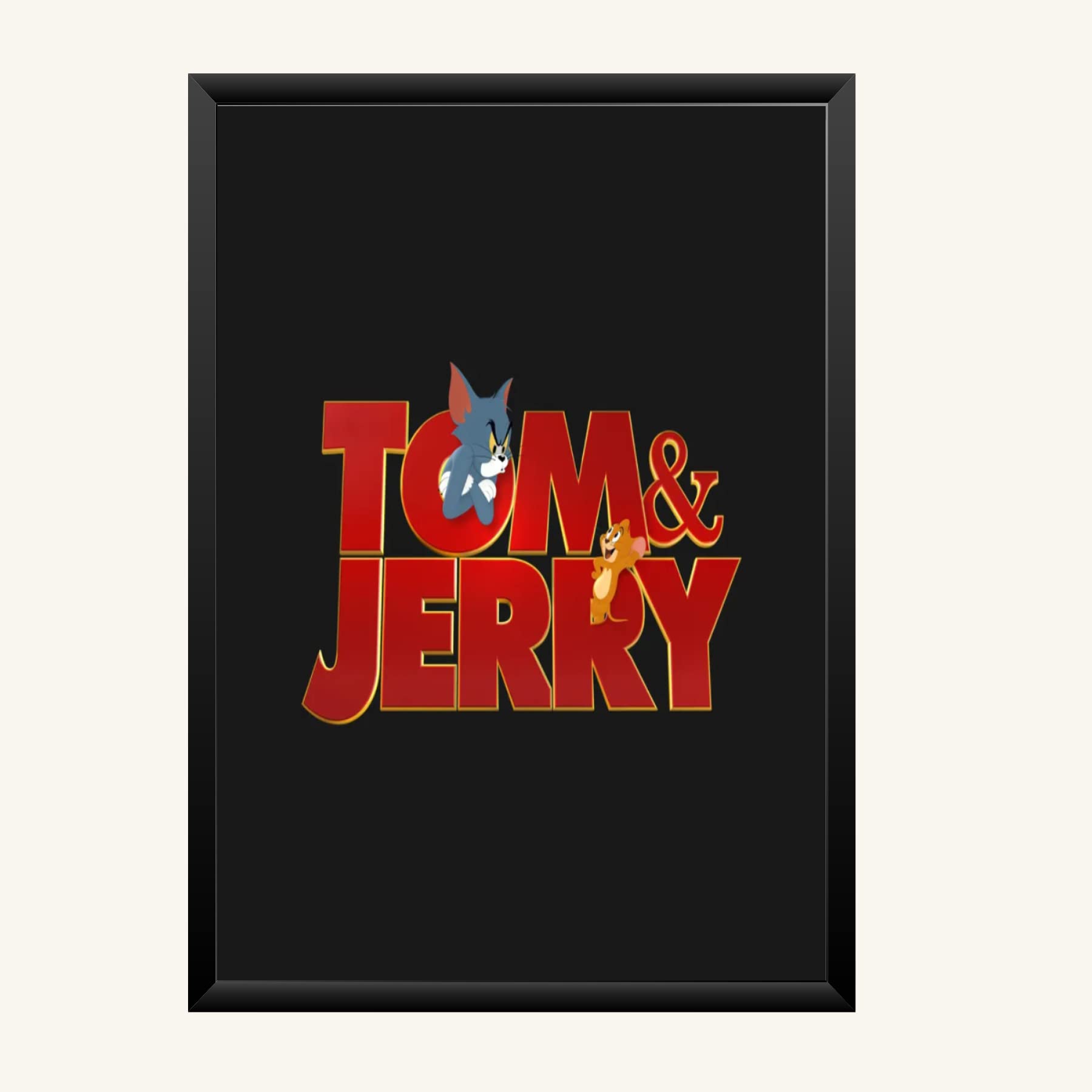 NOKKES Tom And Jerry Photo Frame Wall Poster 8X12 In Printed Poster Photo Paper 300Gsm Photo Frame For Wall Decoration _23