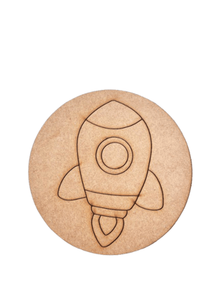 Dbeautify's Rocket DIY MDF Pre-Marked Base