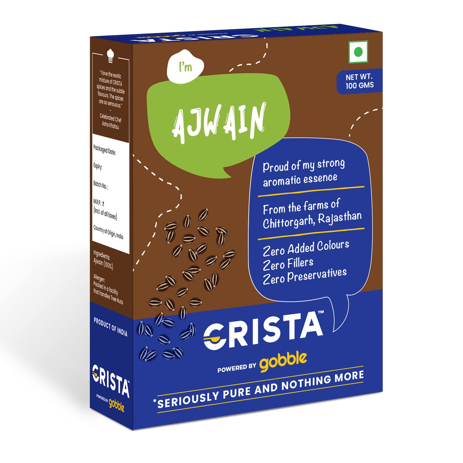 CRISTA Ajwain, 100 gm
