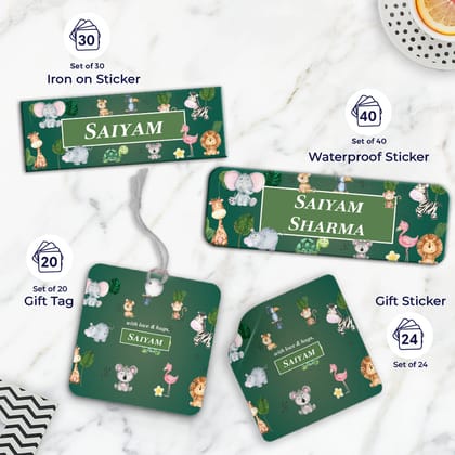 Jungle Friends Gifting Value Pack-Green Gradient