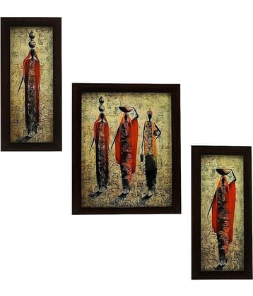 Indianara - Folk Art Painting With Frame