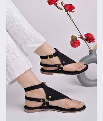 Stylestry Black Women's Flats