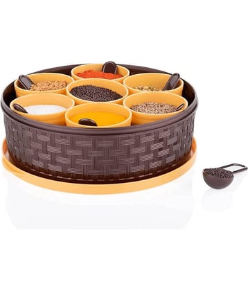 NCMART - Polyproplene Multicolor Spice Container ( Pack of 1 )