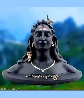 Digital glow Resin Lord Shiva Idol ( 6 cm )