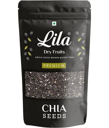 LILA DRY FRUITS Chia Seeds 500g Natural, High Fiber Vegan Superfood for Health
