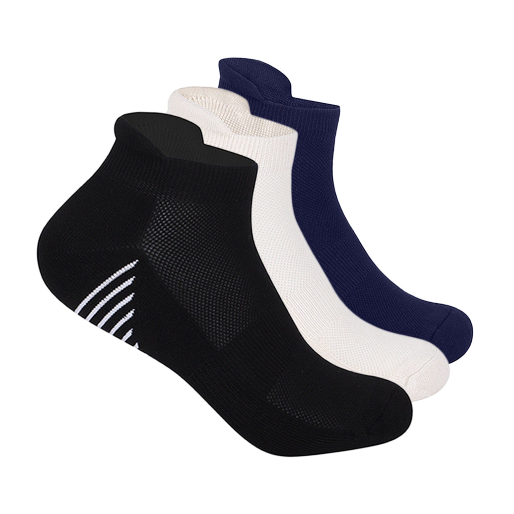 Run This Way Set Of 3 Bamboo Socks For Men