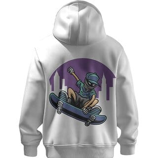 BULL CLOTHING Mens Shredder Skateboarder Printed Hoodie Casual Pullover Sweatshirt for Boys 