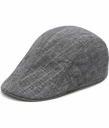 Zacharias Pack of 1 Cotton Men's Cap ( Grey )
