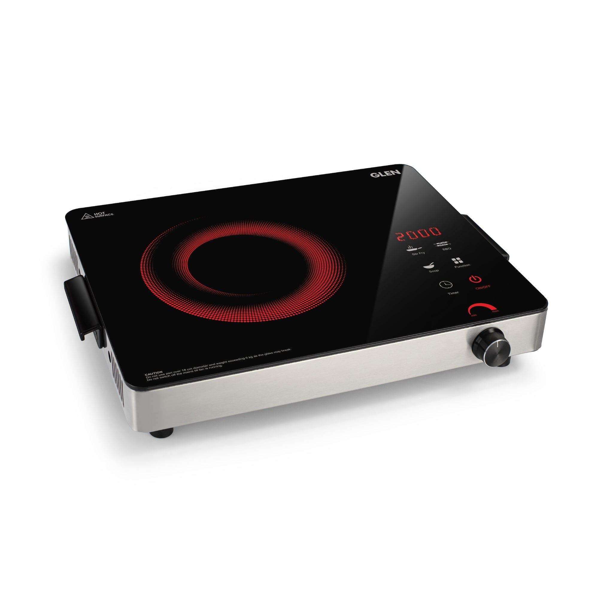 Infrared Stove with 3 Preset Cooking Functions and Digital Display 2200W - SA3076IR