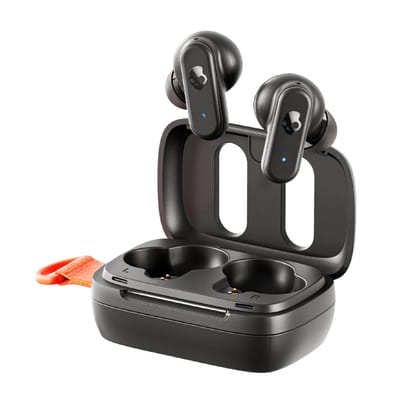 Skullcandy Dime 3 True Wireless Earbuds | Multipoint Bluetooth Pairing, 20-Hour Battery Life, Built-in Mic, Auto Connect | Compatible with iPhone & Android -Black Black / One Size