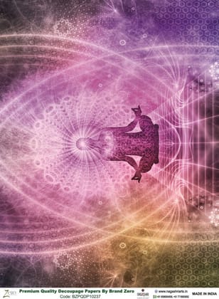 Brand Zero Premium Quality Decoupage Paper Pack of Two - Design Code: BZPQDP10237