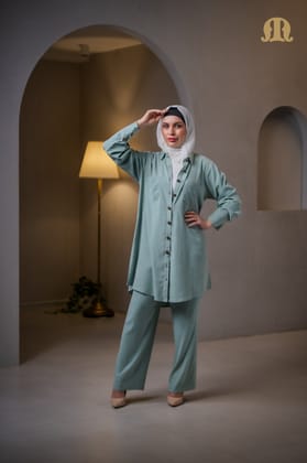 Gomlek Co Ord Set-S