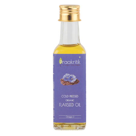 Praakritik Organic Cold Pressed Flaxseed Oil 500 ml