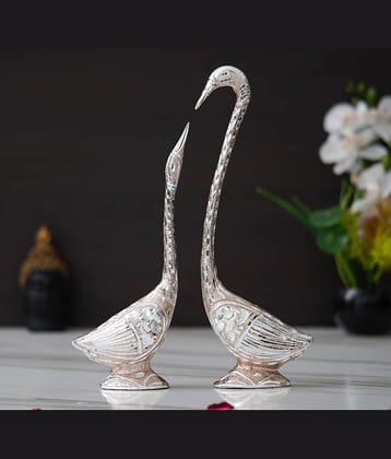 Fashion Bizz Swan Pair / Kissing Duck/Love Birds/ Decorative Showpiece - 30 cm