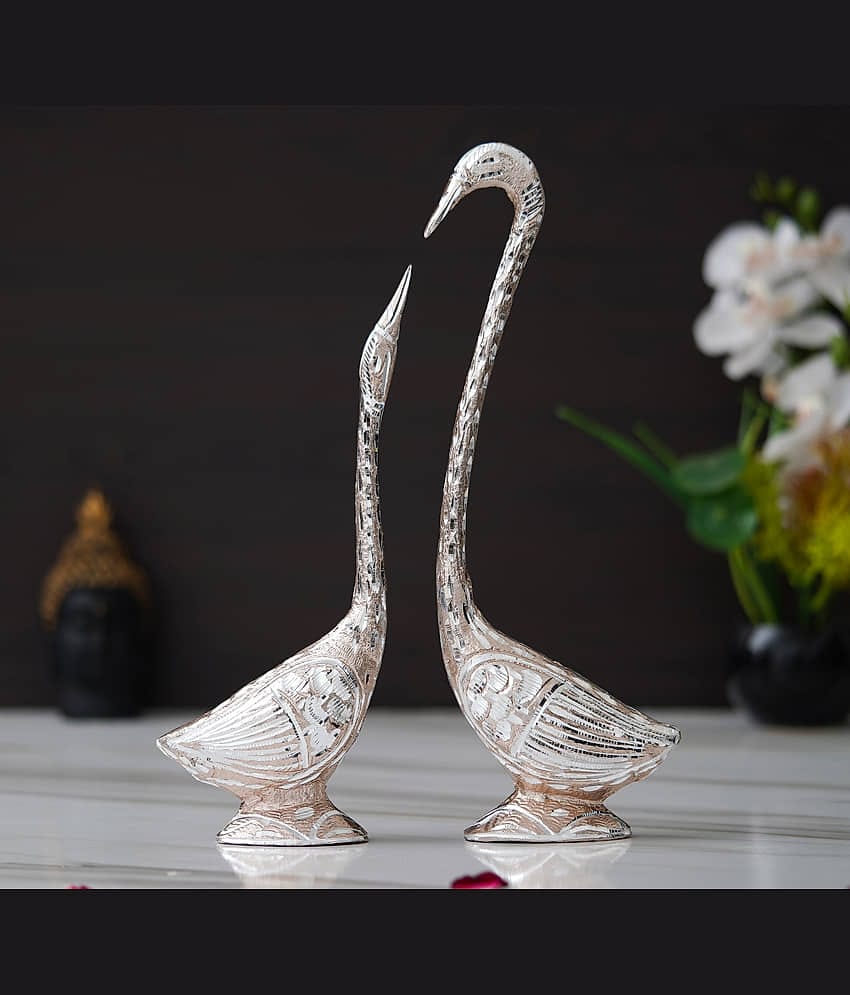 Fashion Bizz Swan Pair / Kissing Duck/Love Birds/ Decorative Showpiece - 30 cm