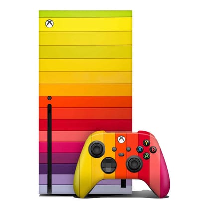 Colour Stripes Xbox Skin