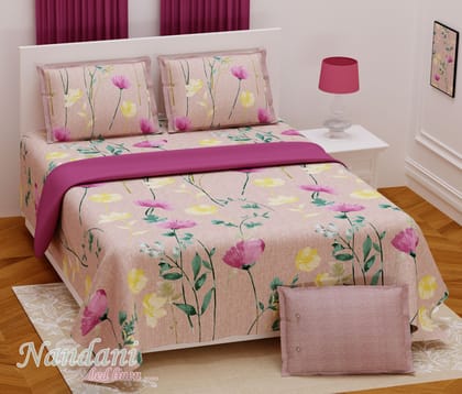Bedsheet Adda Handmade Jaipuri Cotton Double Bedsheet | Traditional Design