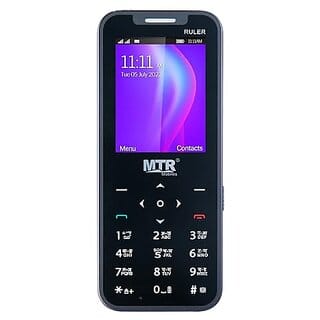 MTR Ruler (Dual Sim, 2.4 Inch Inch Display, 3000 mAh Battery, Purple)